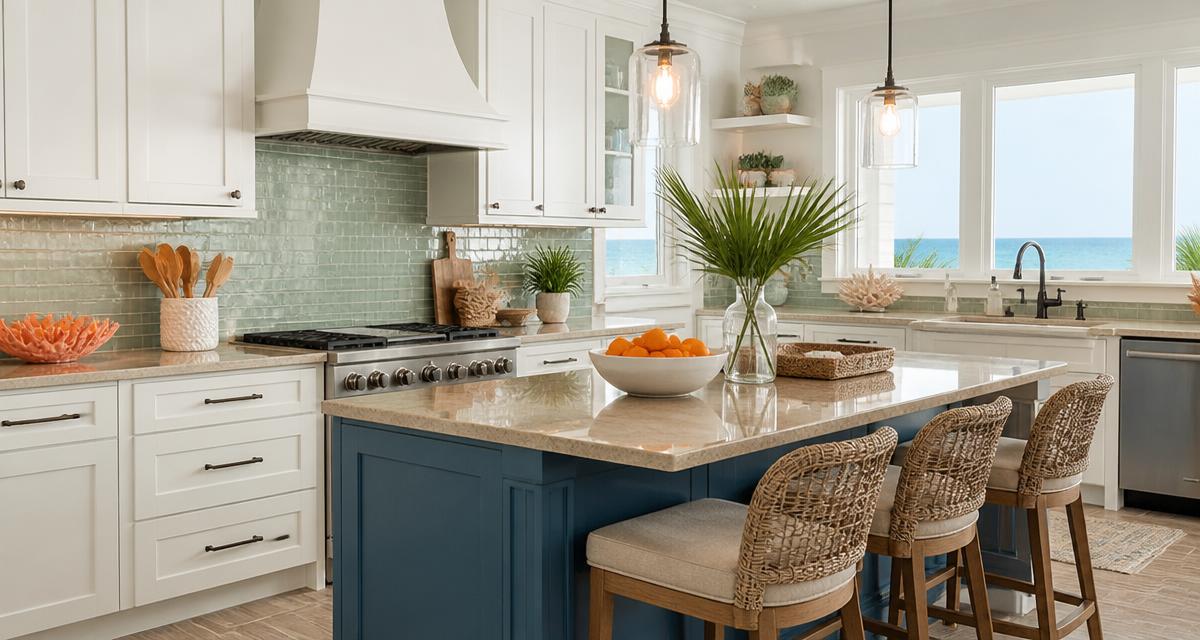 Coastal Kitchen Color Palettes: Create a Light & Airy Oasis