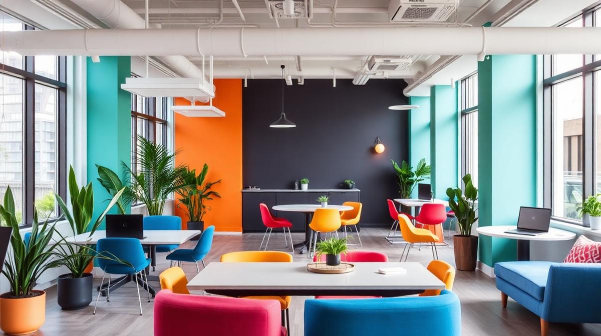 Coworking Space Color Psychology: Balancing Productivity, Creativity, and Community