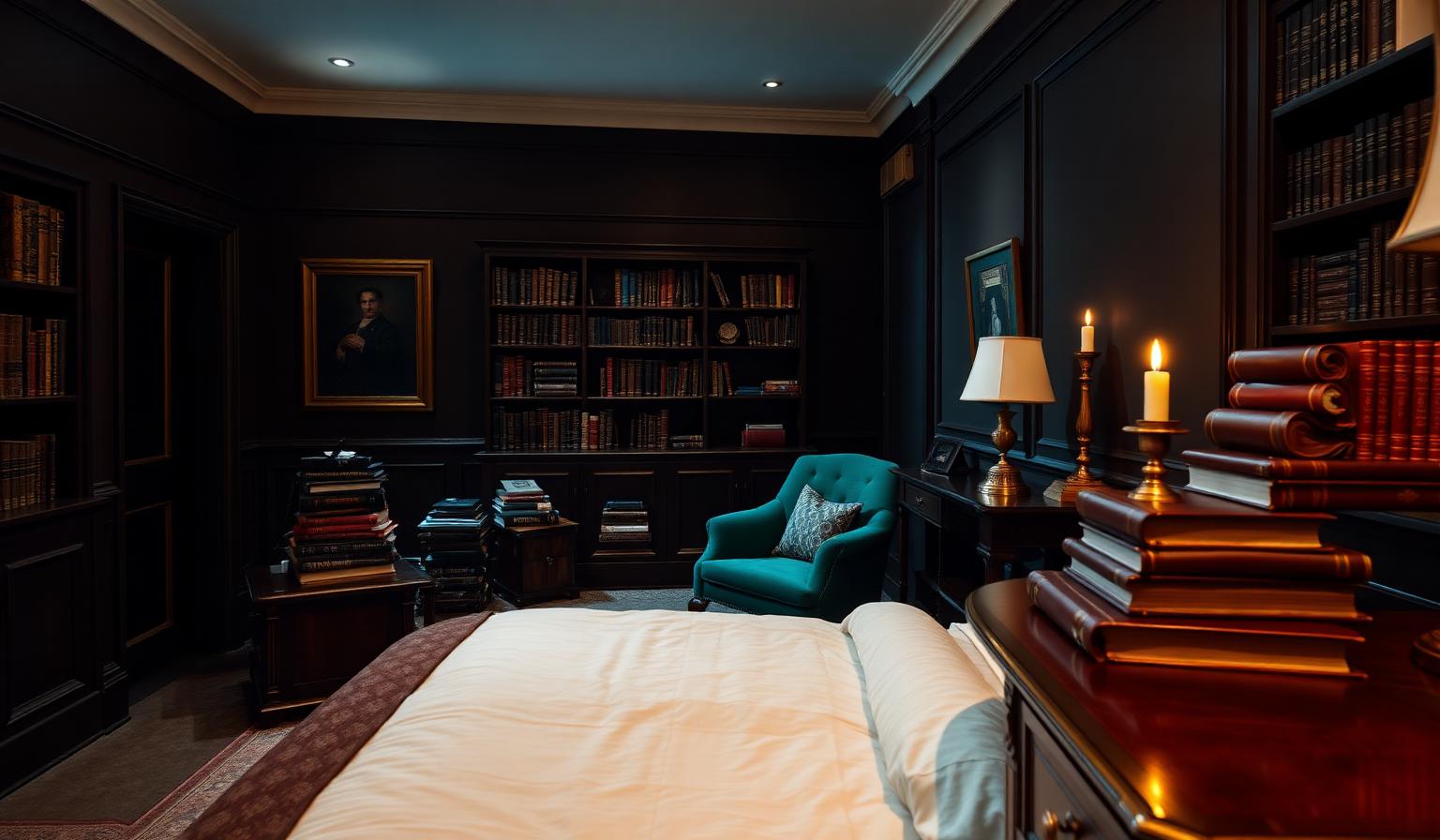 Dark Academia Color Palette for Bedroom Decor: HEX Codes & Design Tips