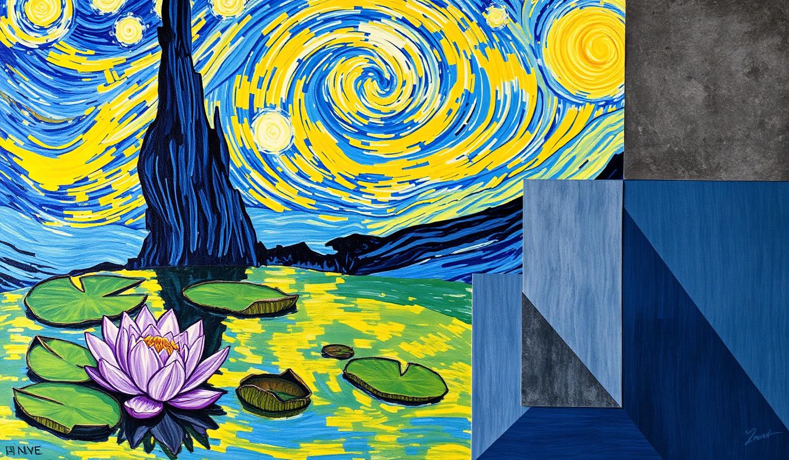 Famous Paintings Color Palettes: Decoding Monet, Van Gogh & Picasso