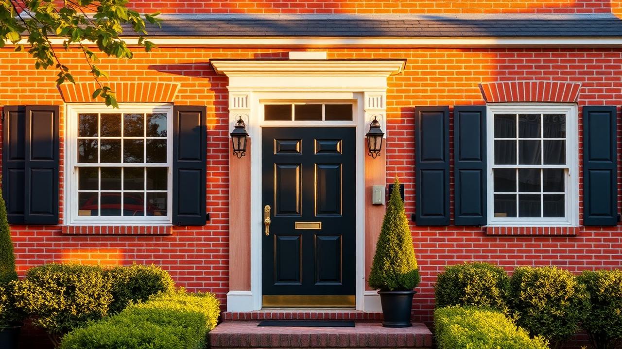The Ultimate Guide to Front Door Colors for a Brick House