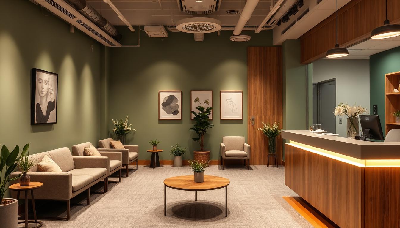 Mental Health Clinic Color Psychology: How Therapy Office Palettes, Waiting Areas & Group Room Colors Support Emotional Wellbeing and Patient Trust