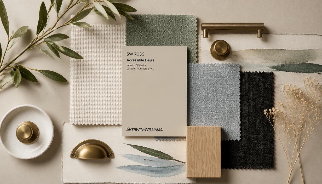 The Ultimate Guide to Sherwin Williams Accessible Beige (SW 7036): Palettes & Color Theory