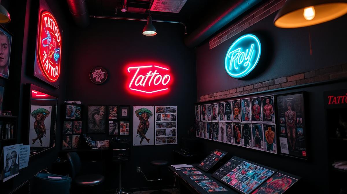 Tattoo Studio Color Psychology: Dark Palettes, Neon Signs & Trust Design