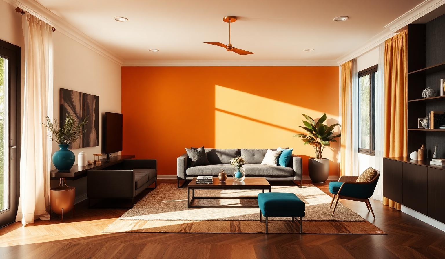 What Colors Go With Persimmon Orange Paint? A Designer's Guide